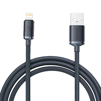 کابل فست شارژ USB به Lightning باسئوس مدل CAJY000101 طول 2متر